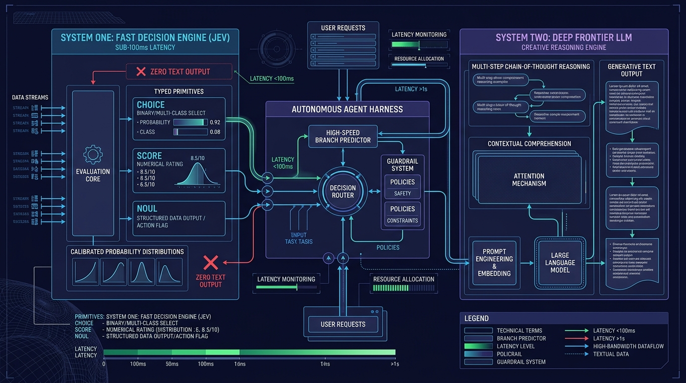 Beyond Text Generation: The Rise of System One Models (Jev, OpenAI Decisions, and the 2026 Agent Control Plane)